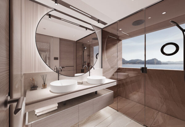 Princess Yachts X90 Owners Bathroom