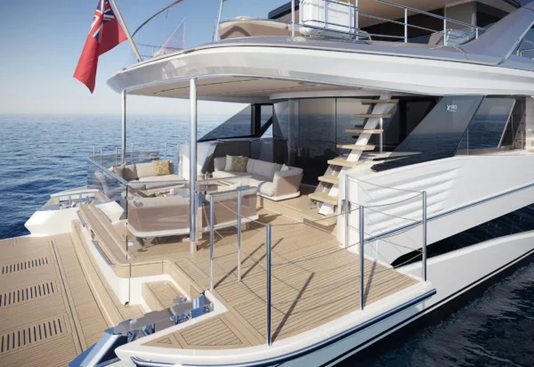Princess Yachts X90 Cockpit Starboard Side